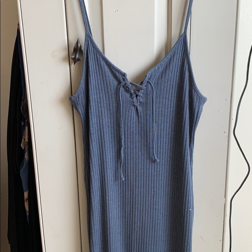 Blue casual sundress